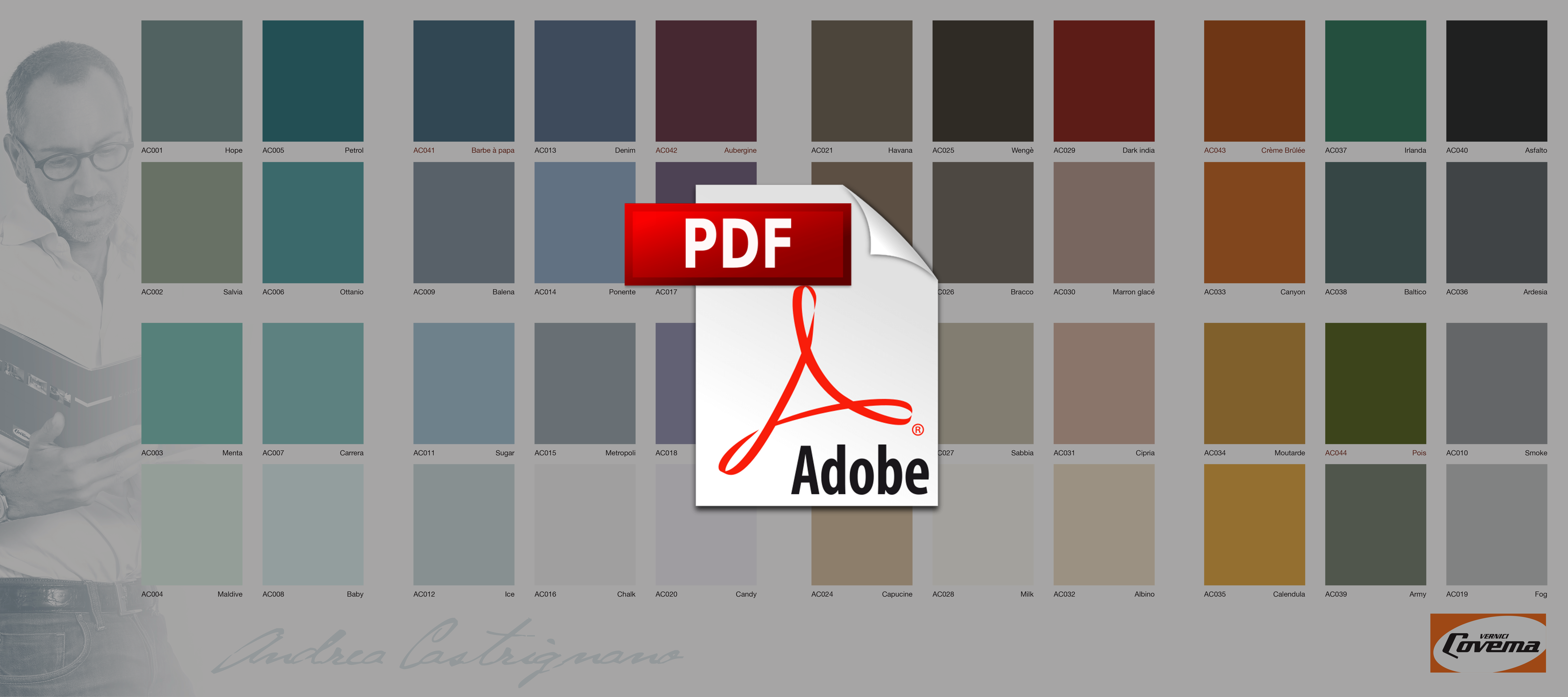 I colori di andrea Tavolozza colori pareti